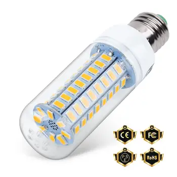 6PCS E14 Koruza Žarnica Gu10 LED Žarnica E27 Svetlobe 220V Lampara LED Žarnica G9 Ampul B22 3W 5W 7W 9W 12W 15W Sveča, Luč za Varčevanje z Energijo