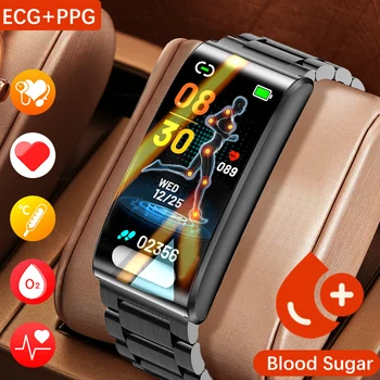 2023 Najnovejše Bluetooth Krvnega Tlaka, Glukoze V Krvi Srčni Utrip Kisika V Krvi Spanja Stop Gledal Kalorij Socialne Športne Pametno Gledati
