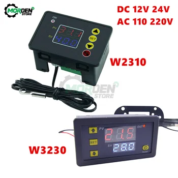 W2310 W3230 Temperatura Krmilnik DC 12V 24V AC 110 220V Digitalni Termostat Thermoregulator Stikalo za Inkubator Zamenjajte W3001