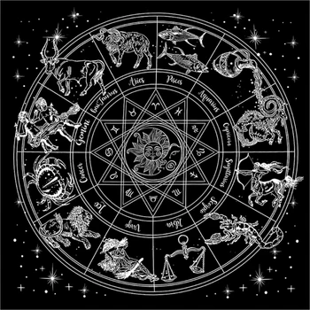 Kvadratni Flanela Tarot Oltar Krpo Kartice Igre Astrologija Oracles Kartico Pad Tabela Pokrov Kartice Mat Vedeževanje Prt