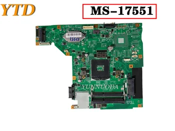 Original Za MSI CX70 CR70 MS-1755 Prenosni računalnik z matično ploščo MS-17551 DDR3 Preizkušen Dobro Brezplačna Dostava