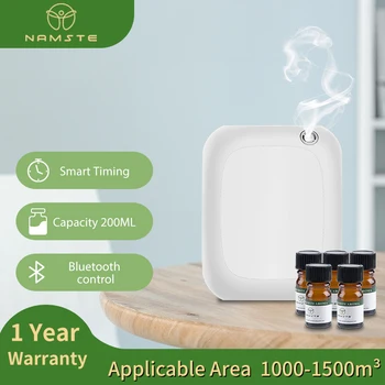 Smart Aromaterapija Difuzor Bluetooth 200 ml Prostornine, Električni Aromatskih Oaza Eterično Olje Difuzor Doma Freshener Naprave