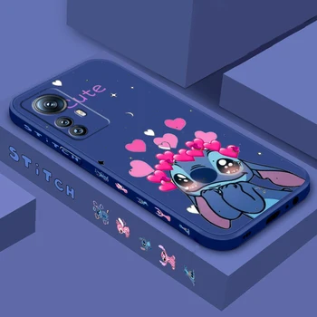 Anime Disney Lilo & Stitch Tekoče Levo Vrv Za Xiaomi Mi 13 12T 12 11T 11i 11 A3 10T 10 CC9E 9 Pro Lite Ultra 5G Primeru Telefon