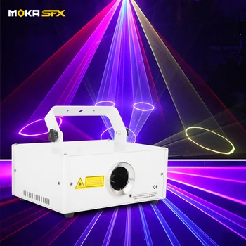 MOKA SFX 500mw RGB Laser Projektor Animacija Optičnega Fazi Luč Za DJ RGB Žarek Laserski Svetlobi DMX Disco Show Doma Stranka