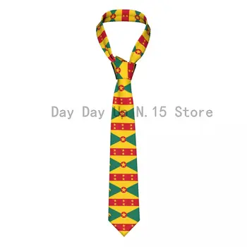 Kravato Za Moške Formalno Suh Neckties Classic Moške Grenada Zastavo Poročno Kravato, Gospod Ozko