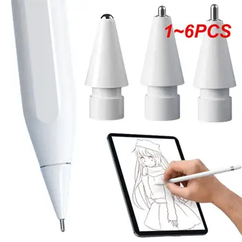 1~6PCS Svinčnik Nasvet za Apple Svinčnik 1. 2. Generacije Anti-wear Iz Fine Točke Rezervnih Nib Zamenjava Penpoint za IPAD Touch
