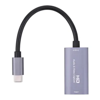 4K 1080P Tip C Zajem Video Kartica HDMI-USB 2.0 Video Grabežljivac za PS4 PS5 Stikalo Telefon Igra Snemanje PC Živo