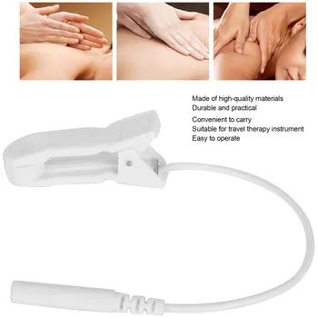 Prenosni Uho Posnetek Elektroda Žice Priključni Kabel Za Digitalni TENS Massager Pripomočki za Spanje, Lajšanje Bolečine, Zdravljenje Pralni Massager