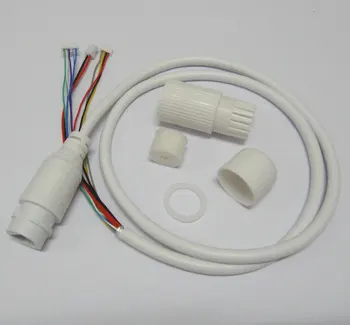 Nepremočljiva POE LAN kabel za IP CCTV kamere odbor modul z vremensko priključek RJ45, Eno samo stanje LED