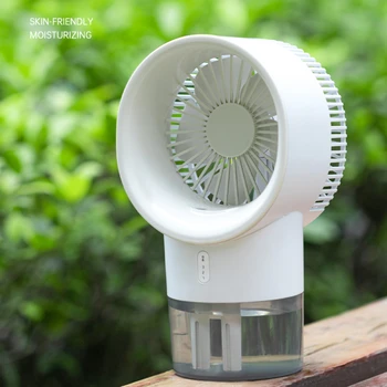 Xaomi Vodno hlajeni Ventilator USB za Polnjenje 3 Orodja Namizja Vlaženja Spray Fan Smart Mini klimatska Naprava Vzdušje Nočna Lučka