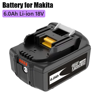 BL1860 Akku 18V 6000mAh Li-ionen Für 18v Batterie BL1840 BL1850 BL1830 BL1860B LXT 400 + Ladegerät