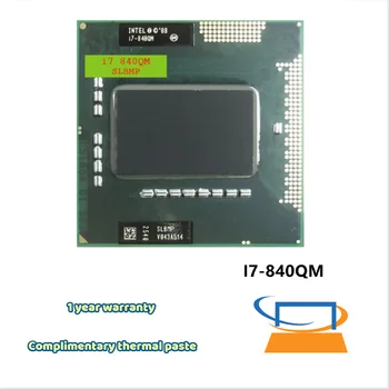 Intel Core i7-840QM i7 840QM SLBMP 1.8 GHz Uporablja Quad-Core Osem-Nit CPU Procesor 8W 45W Stojalo G1 / rPGA988A