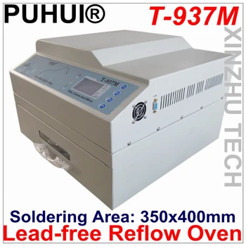 PUHUI T-937M Lead-Free Reflow Peč IC Ir Grelec Spajkalna Postaja BGA SMD Reflow Val Pečica Predela Postajo, na primer s spajkanjem Stroj