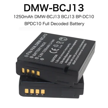 DMW-BCJ13 3,7 V/1250 mAh Baterija /USB Polnilec za Panasonic DMW-BCJ13E,DMW-BCJ13PP in Panasonic Lumix DMC-LX5, DMC-LX7