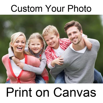 Custom Print Platno Sliko Z Vašo Fotografijo Platno Plakat Osebno Darilo Prilagodite Slika Živali, Hišne Živali Slike Doma Dekor Fotografij