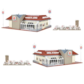 HO VOLLMER Arhitekturni Model Burger King Restavraciji Hitre Hrane 43632