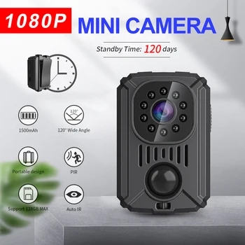 MD31 Mini PIR Kamera Video Posnetek Nazaj Fotografija DV Smart Kamera HD 1080P Telo Gibanje Aktivira Diktafon Majhne Varuška Kamera Za Avto