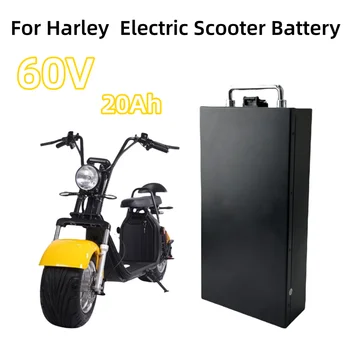 Za Harley 60V 20Ah Odstranljiv Električni Avtomobil nepremočljiva Li-ionska baterija za dvokolesni Zložljiv Električni Skuter Kolo