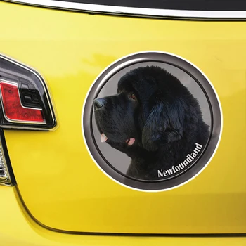 Nova fundlandija Pes V2 samolepilne Nalepke Avto Nalepke Nepremočljiva Auto Decors na Odbijač Zadaj Okno Laptop #S60979