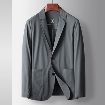 E1107-Moške priložnostne poletje obleko, ohlapna jakna