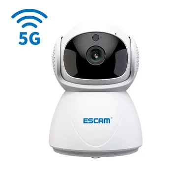 ESCAM PT201 2MP 1080P 2.4 G&5G Dvojno Omrežje Brezžično WIFI IP Kamera Home Security PTZ Kupola Baby Monitor