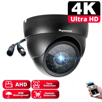 Novo 4K Ultra HD, 8MP TVI CVI AHD Fotoaparat na Prostem H. 265 metalno CCTV Doma 8MP IR ir Nočno Vizijo Varnostne Kamere Za DVR