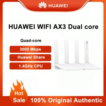 Tajvan Različica Huawei AX3 Usmerjevalnik Wifi 6 + 3000mbps Dual core, Wi-Fi Brezžični Usmerjevalnik Quad Ojačevalniki Repetitorja Omrežja Usmerjevalnika