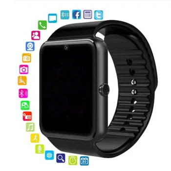 Uspešnica GT08 Smartwatch Z Režo za Kartico SIM Android Smart Pazi Za Samsung In Apple IOS (Iphone, Pametni telefon Bluetooth Zapestnica