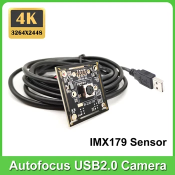 4K 8MP samodejno ostrenje USB2.0 Modula Kamere IMX179 Senzor UVC OTG Plug and Play 100 Stopnjo deformacije Objektiv, USB Video Kamero