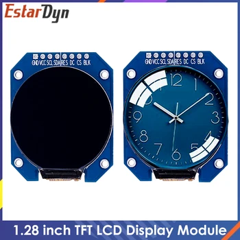DC 3.3 V 1.28 palčni TFT LCD prikazovalniku Krog RGB IPS HD 240x240 Ločljivost GC9A01 Gonilnik 4 Žice SPI Vmesnik Adapter svet