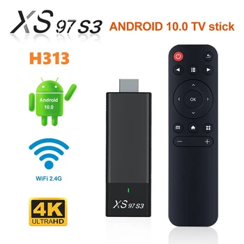 XS97 S3 Smart TV Palico Nastavite Top Box H313 Internet HDTV 4K HDR TV Sprejemnik 2.4 G 5.8 G Brezžični Wifi Android 10 Media Player