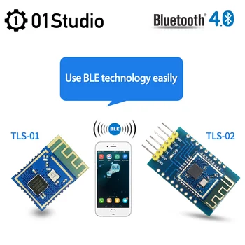 TLS-01 TLS-02 BLE Buletooth 4.0 / oddajnik Uart Pregleden prenos Modul TLSR8266F512 Preklop Brezžičnih Arduino