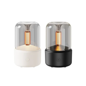120ML soju Sveč Arome Difuzor USB Doma Zraka Vlažilnik Kul Megle Maker Fogger Eterična Olja LED Nočna Lučka Trajne A