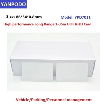 Yanpodo 10pcs Dolgo Vrsto 1-35 M; UHF RFID Pasivne Kartice PROTITELES 860-960Mhz za Parkirišče Upravljanje