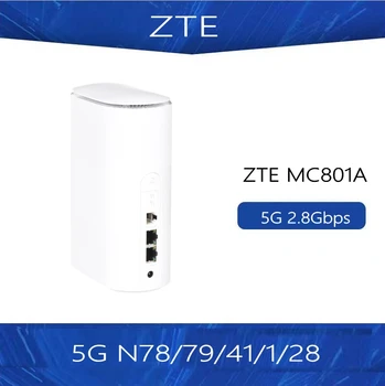 ZTE MC801A CPE 5G Usmerjevalnik Wifi 6 SDX55 NSA+SA N78/79/41/1/28 802.11 AX WiFi Modem Usmerjevalnik 4g/5g WiFi usmerjevalnik kartice sim