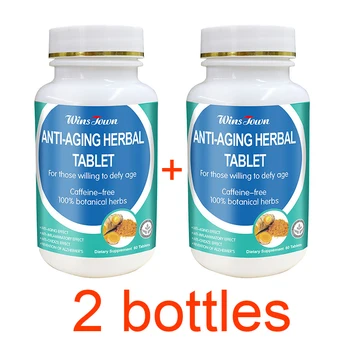 2 steklenic 60 tablete Proti staranju zeliščne tablete za beljenje kože, tablete proti staranju in melanin zmanjšanje zdravje hrana