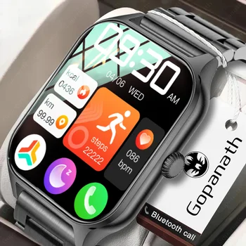 Za Xiaomi Huawei Moške Smartwatch 1.96-Palčni Full, Zaslon na Dotik, Bluetooth Govori Temperatura Spremljanje Športnih Smartwatch Za Ženske