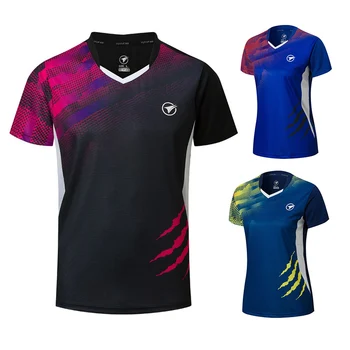 Nov Badminton srajce, Moške/Ženske , športne rokavi srajce Tenis , namizni tenis t-shirt , Quick dry športno usposabljanje t-majice A121