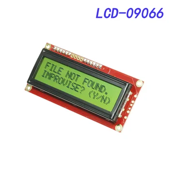 LCD-09066 Serijska Omogočeno 16x2 LCD Zeleno-Črna 3.3 V