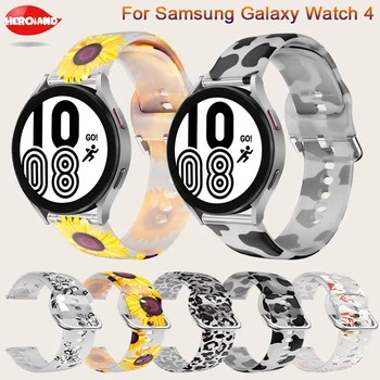 20 mm watch Band Za Samsung Galaxy Watch 4 classic 46mm 42mm smartwatch Silikonski Športna Zapestnica Galaxy Watch 4 44 mm 40 mm Trak