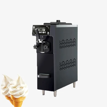 Poslovne Cone Ice Cream Pralni Večnamensko En Okus Zamrznjeni Jogurt Stroj