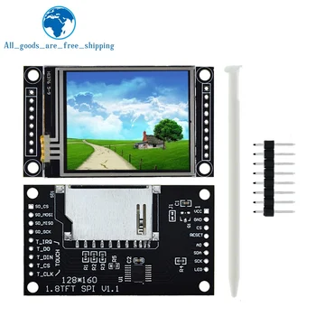 TZT 1.8-Palčni TFT LCD Modul LCD Zaslon Modul Z Dotik SPI Serial 51 Gonilnik 4 IO ST7735S Driver Ločljivost 128*160 Za Arduino
