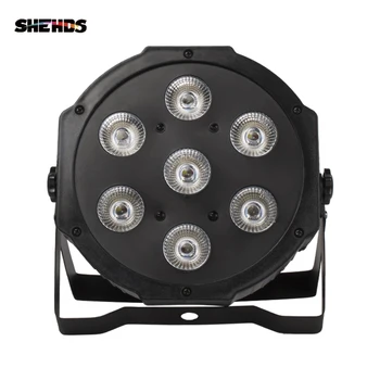 SHEHDS LED 7x12W RGBW 4in1/7x18W RGBWA+UV 6in1 Par Luči z DMX512 stopnji svetlobe učinek za Pranje Učinek DJ disco