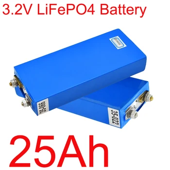 NOVO 3.2 V 25Ah LiFePO4 Baterije Celice 25000mAh Litij-Železo Fosfat Globoko Ciklov za Diy 12V 24V 36V 48V Sončne Energije UPS Napajanje