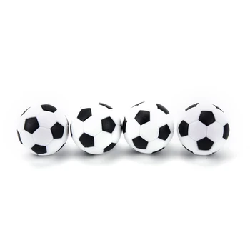 Novo 4 Kos 32mm Nogomet Fussball Soccerball Šport Darila Krog Zaprtih Iger, Foosball Mize Nogomet Plastičnih Nogometno Žogo Nove blagovne Znamke