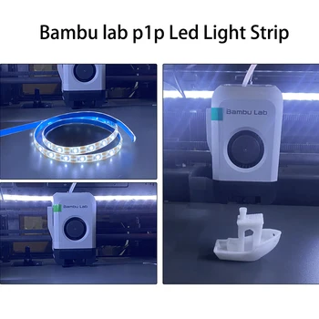 Za Bambu lab p1p luči Led trakovi 3D Tiskalnik Deli Nepremočljiva lahko cut za varčevanje z energijo svetlobni trakovi