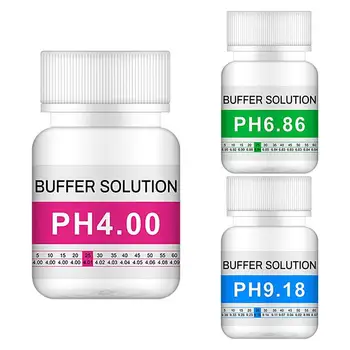 PH Rešitev Buffer PH Meter Rezerve Rešitev Za PH Test Meter Kalibracijo Ponovno 50 Ml Steklenice Od PH vrednosti 4.00 6.86 9.18 Calibratio