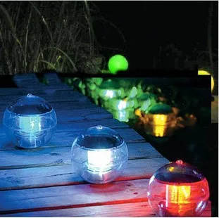 10pcs/veliko Več Barvnih Vrt Plavalni Ribnik Jezero Žogo Solar Powered LED Plava Lučka Lučka