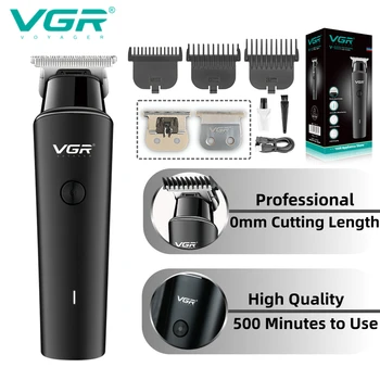VGR Hair Trimmer Profesionalne frizerske Clipper Hair Trimmer Frizuro Pralni Akumulatorski Električni T-Rezilo Nič Rezanje V-933