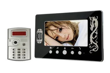 7 Palca Velik Zaslon LCD Žična Video Vrata Telefon